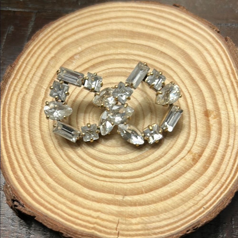 Gold and Silver Hoop Earrings with Sparkling Crystals